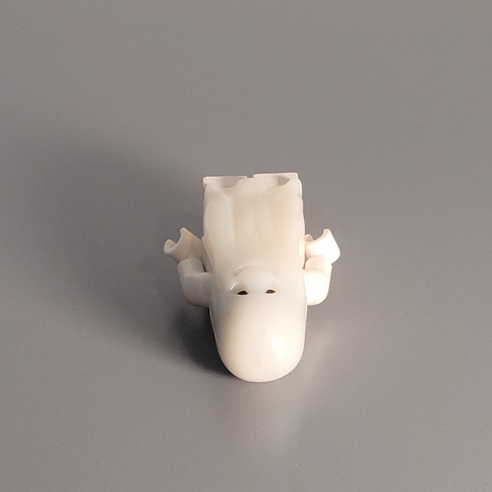 Vintage LEGO Glow in the Dark Ghost Minifigure with Smile Halloween 6617 - Picture 5 of 9